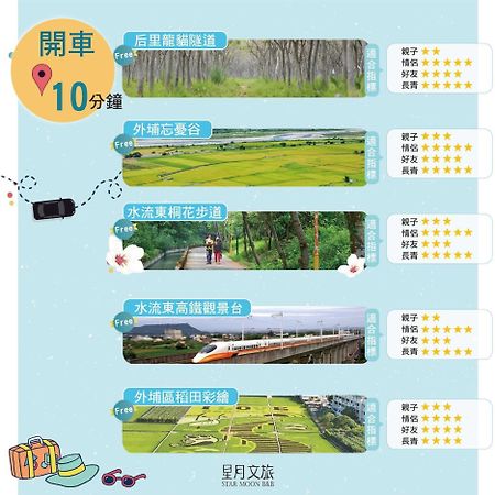 星月文旅溫泉民宿 Houli Esterno foto
